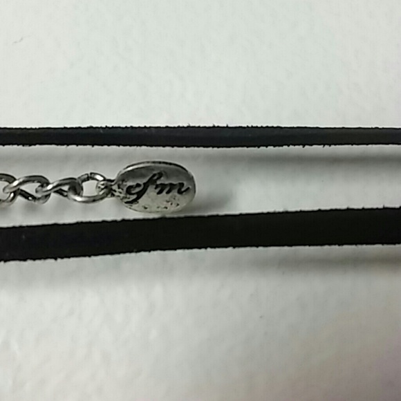 efm Black Leather Necklace - Picture 4 of 8